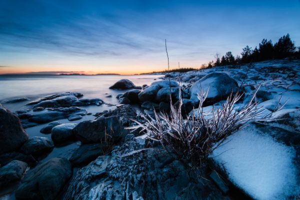 Oceano,invierno,nieve,hielo,naturaleza,amanecer