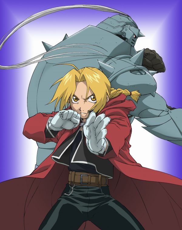 Anime,Alchemik pełnokolorowy,Elric Edward,Elric Alphonse