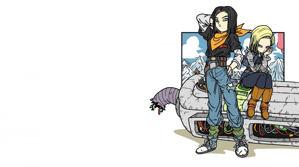 Dragon Ball Z,Android 18,Android 17,Garçons anime,Filles anime,permanent