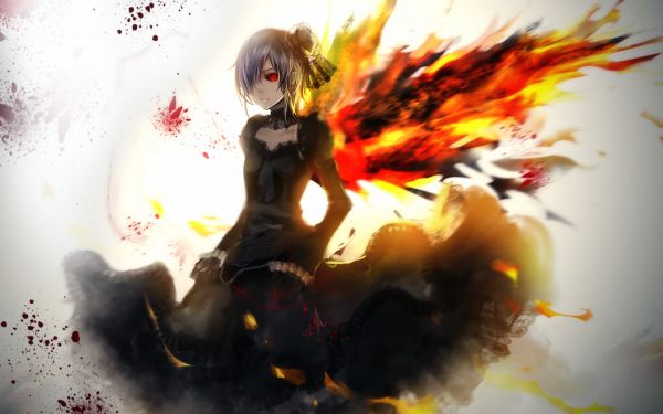 anime,Tokyo Ghoul,Kirishima Touka,pige,vinger