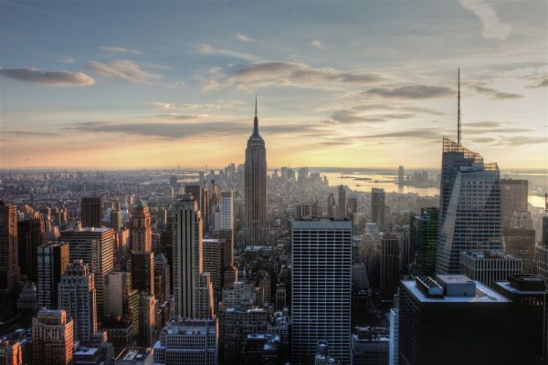 sunset,sky,city,cityscape,architecture,building