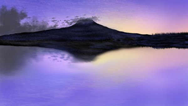 langit,awan,air,suasana,gunung,Natural landscape