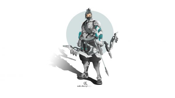 1920x1080 px,Blizzard Entertainment,Genji Overwatch,kyborgi,Genji,Genji Shimada