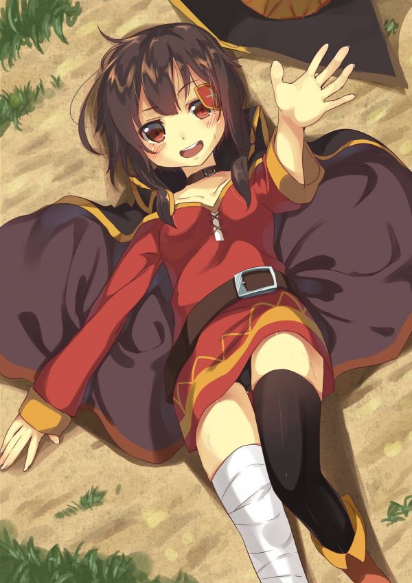 ilustração,Anime,desenho animado,Kono Subarashii Sekai ni Shukufuku wo,Megumin,histórias em quadrinhos