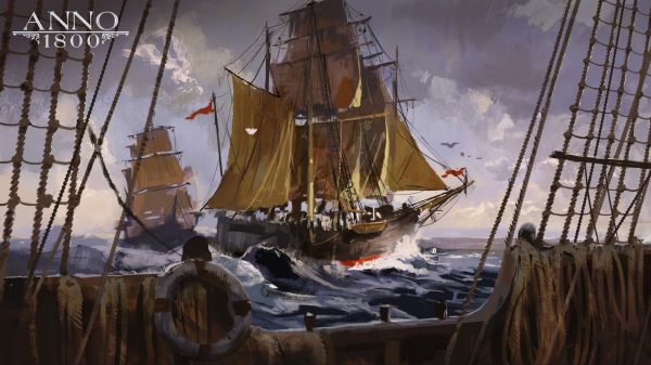 Anno 1800, 1800'erne, Digital kunst, koncept kunst, kunstværk, Ubisoft