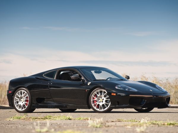 carro,veículo,vista lateral,Carro esportivo,Ferrari F430,Preto