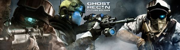 assault rifle,Ghost Recon,military,3840x1080 px,dual monitors,multiple display