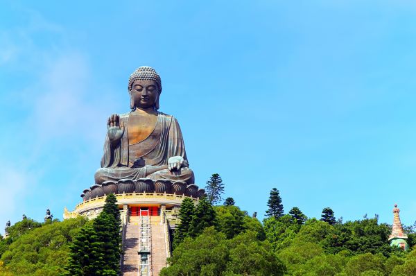 Buddha,Buddhismus,Tian Tan Buddha,socha,Hongkong,rozjímání