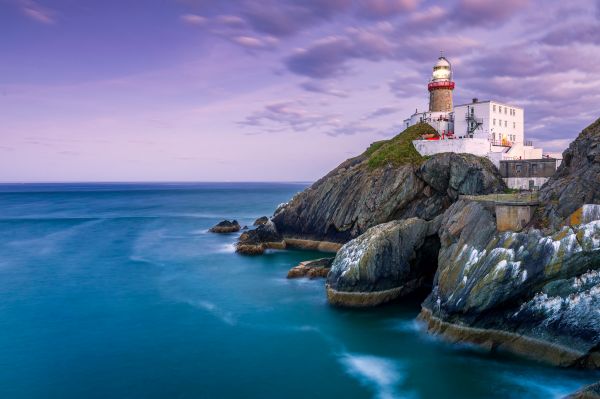 water,cloud,sky,lighthouse,Natural landscape,tower