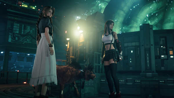 Final Fantasy VII Remake,Red XIII,Aerith Gainsborough,Tifa Lockhart,video games,CGI