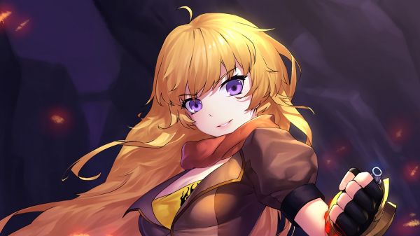 anime,gadis anime,RWBY,Yang Xiao Long,screenshot,mangaka