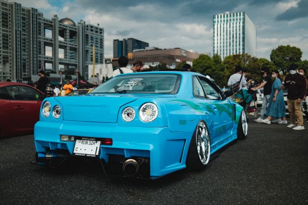 รถ,Nissan,Nissan Skyline R34,stance cars,Fotobros