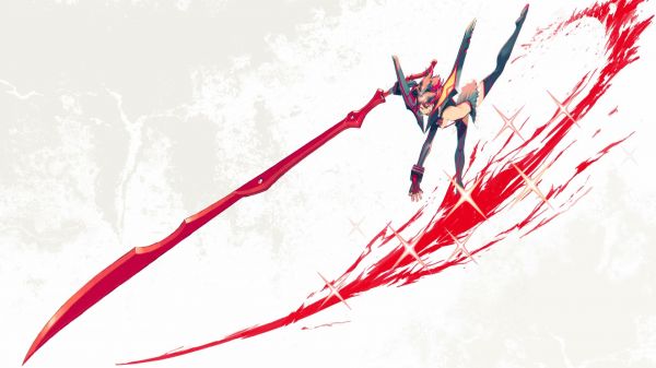 illustration,simple background,anime,anime girls,Kill la Kill,sports