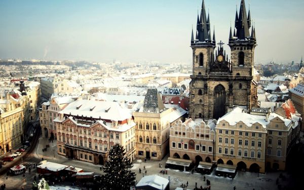 Stadt,Stadtbild,Tourismus,Panorama,Winter,Stadt