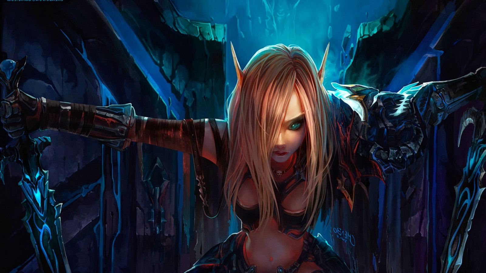 1920x1080 px, Blood Elf, Κατεργάρης, World of Warcraft