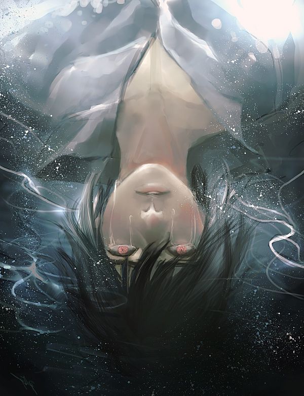 anime,face,portrait,anime boys,water,sky