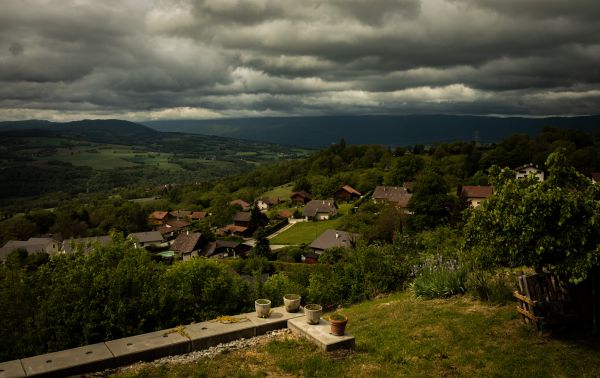 landschap,bomen,natuur,buitenshuis,wolken,groen