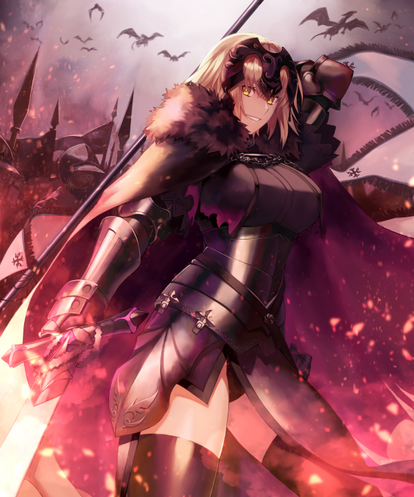 anime,animemeisjes,Fate Series,Fate Grote Bestel,Jeanne Alter Fate Grand Order,Avenger Fate Grand Order