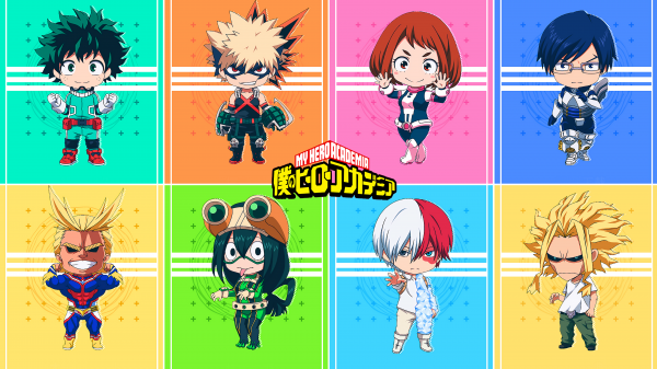 Boku no Eroe Academia,Uraraka Ochako,Bakug Katsuki,Midoriya Izuku,tsuyu Asui