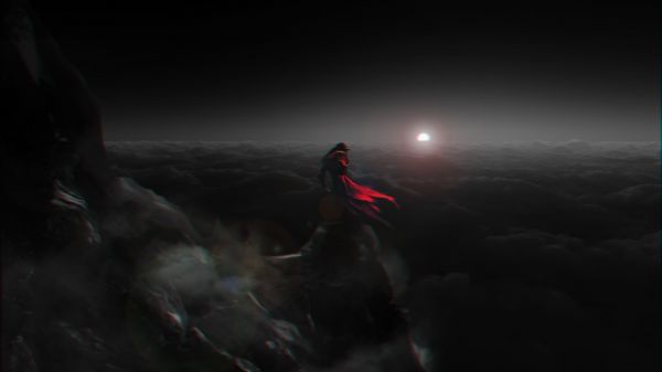 vampires,Castlevania,fantasy art,night,clouds,effects