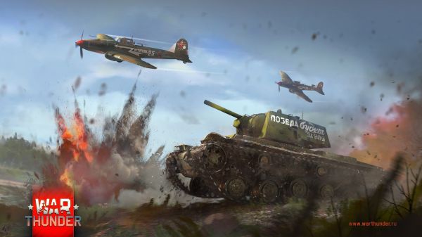 vehicle,airplane,tank,War Thunder,Gaijin Entertainment,KV 1