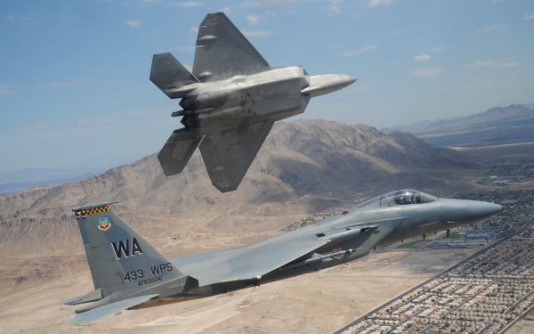 vehicle, airplane, aircraft, military, military aircraft, F 22 Raptor