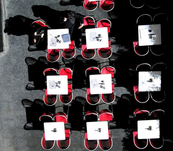 red, shadow, chair, black, illustration, table