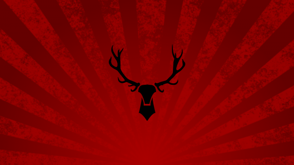 ilustrasi, rusa, merah, wallpaper komputer