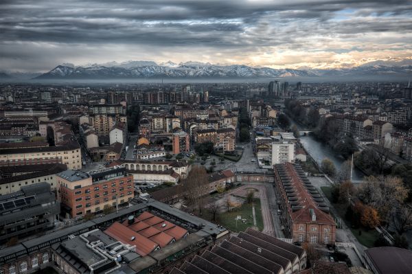 ville, Paysage urbain, la photographie, Horizon, Gratte-ciel, soir