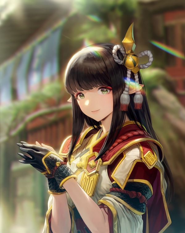 anime,anime girls,Monster Hunter,Monster Hunter Rise,Hinoa,long hair