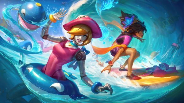 pesta kolam renang,Liga legenda,Orianna,Orianna League of Legends,Taliyah League Of Legends,riot Games