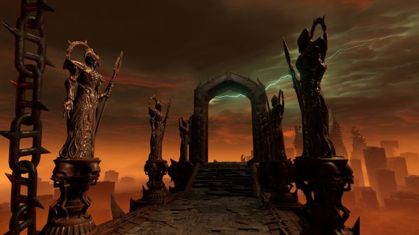 DOOM Eternal,video oyunları,Doom oyunu,Şimşek,Ekran görüntüsü,PC oyunları