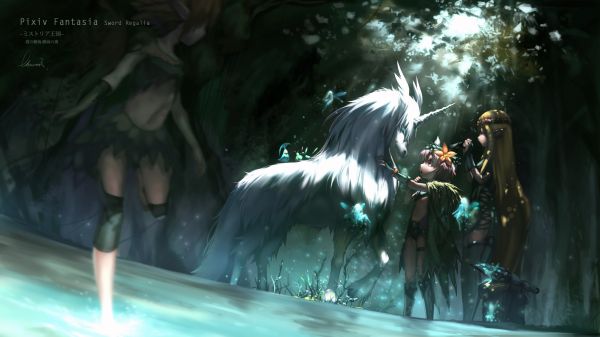 Pixiv Fantasia,Pixiv Fantasia Sword Regalia,observerZ,anime dívky,Pixiv