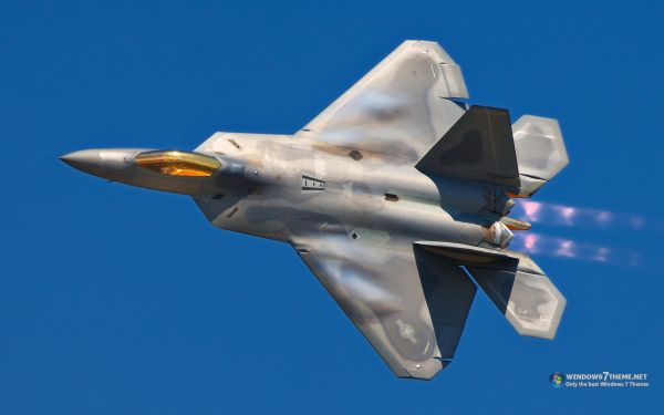 vehicle, airplane, aircraft, military, military aircraft, F 22 Raptor