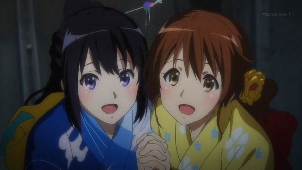 hibike euphonium,Kousaka Reina,Oumae Кумико,дълга коса,синя коса,къса коса