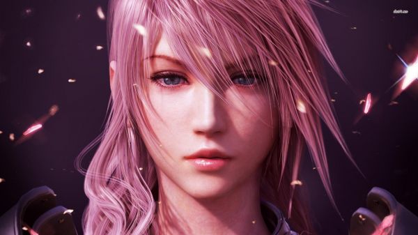 rosa,Final Fantasy XIII,modello,rosso,moda,capelli