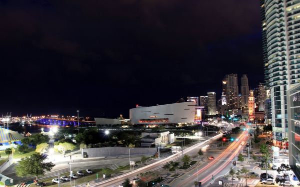 city,cityscape,night,lights,building,road