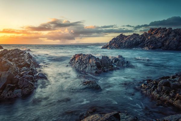 云,水,天空,Natural landscape,天蓝色,coastal and oceanic landforms