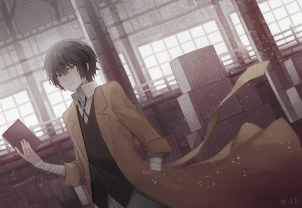 Bungou Stray Dogs,ragazzi anime,Dazai Osamu