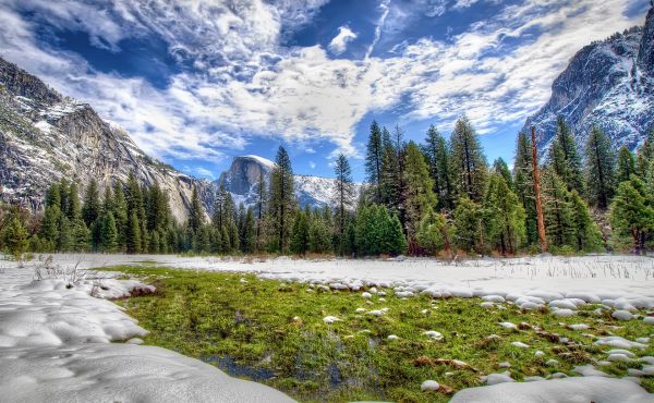 Yosemite Nationaal Park,Californië,Sierra Nevada,HDR