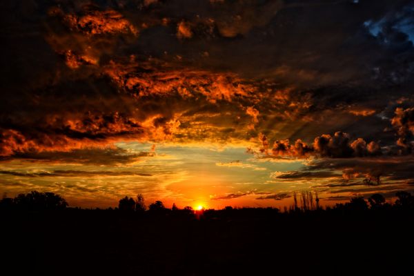 Hoàng hôn,Đám mây,orange sky