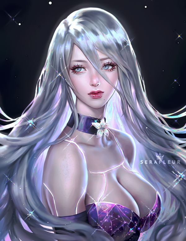 desenhando,Abigail Diaz,Nier Automata,mulheres,Andróides,A2