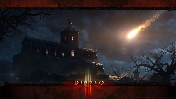 Blizzard Entertainment, Diablo, Diablo III, noche, noche, medianoche