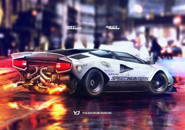 Araba,Render,Araç,Resim,Spor araba,Lamborghini