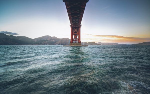 Golden Gate Bridge,San Fransisco,air,1920x1200 px,bukit