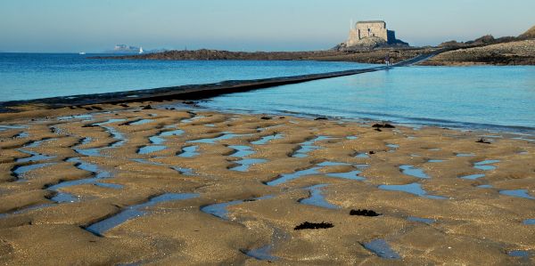 mare,Francia,mer,Guado,sabbia,Brittany