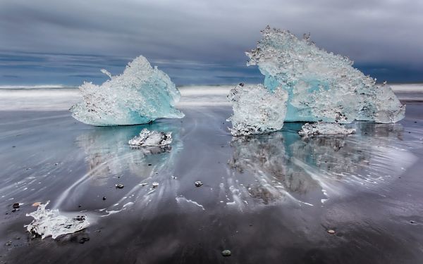 strand,sziklák,jég,homok,hideg