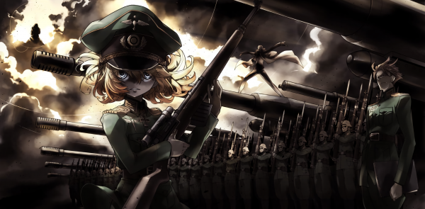 anime,Youjo Senki,Tanya Degurechaffová,umělecká díla,anime dívky