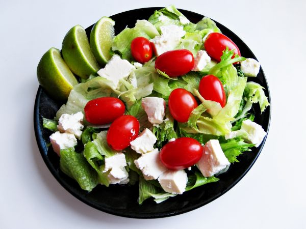 food,cheese,Plate,salad,lettuce,leaves