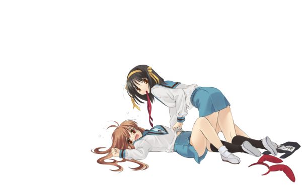 La mélancolie de Haruhi Suzumiya,Filles anime,Suzumiya Haruhi,Asahina Mikuru